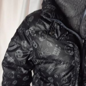 Yishion Youth Girls coat M Happy Bear black ears hood amazing journey 160/84a.